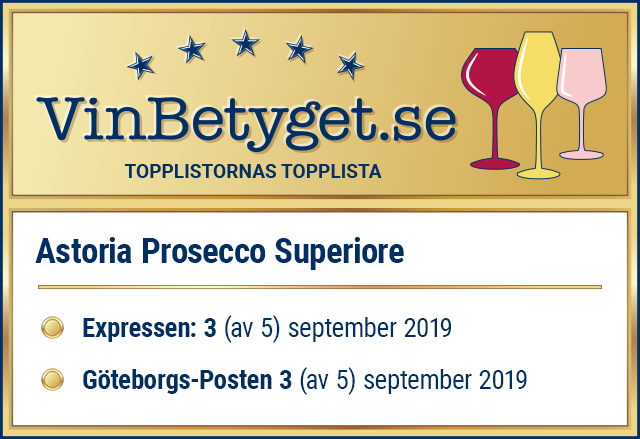 Vin betyg: Astoria Prosecco Superiore (art nr 76463)