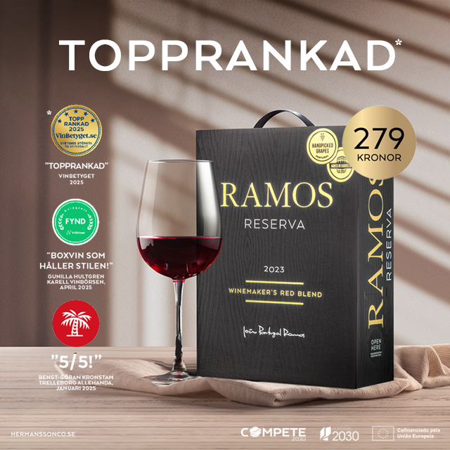 Ramos - bra boxvin med bra pris, 279 kr 
