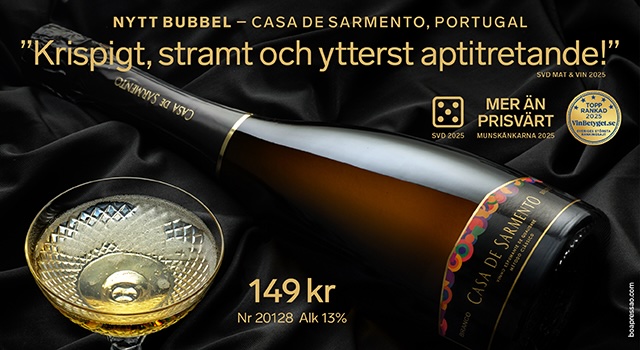 Mousserande vin från Portugal, prisvärt, 149 kr 