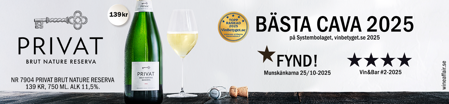 Cava med bra pris: Privat 139 kr. Vinbetyget