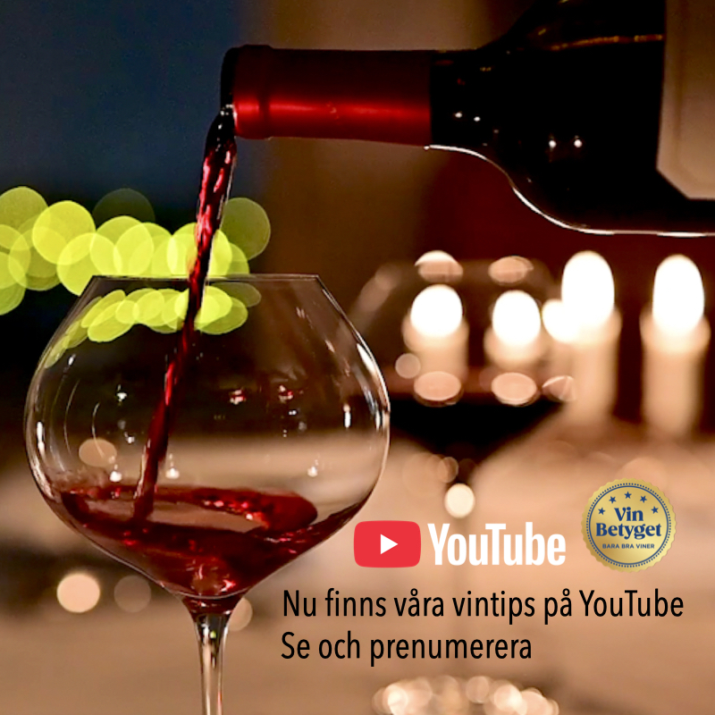 Vintips på YouTube. Bara bra viner - Vinbetygets video
