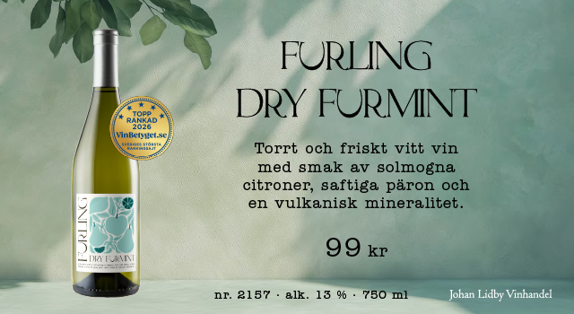 Vitt vin med höga betyg: Furling 99 kr 