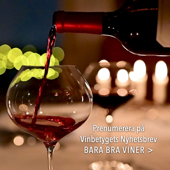 Bra viner i Vinbetygets nyhetsbrev