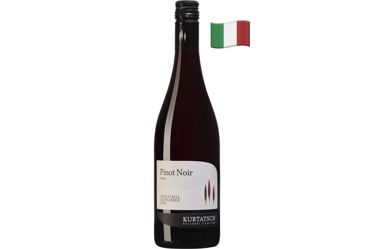 Pinot Noir från Italien Cantina Kurtasch. Rekommenderas Vinbetyget