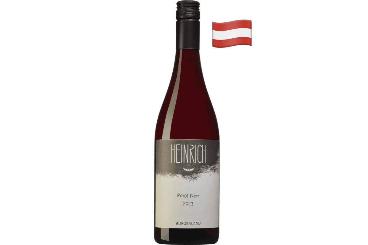 Pinot noir från Österrike Heinrich. Rekommenderas Vinbetyget