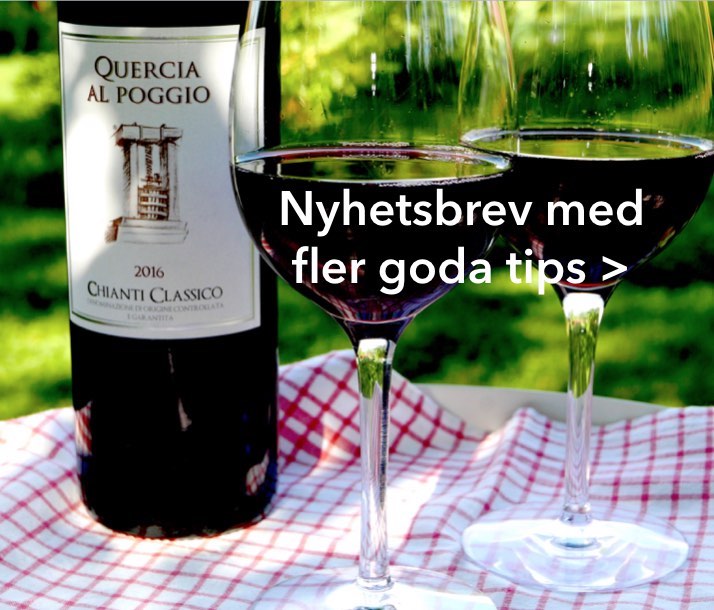Goda röda viner i nyhetsbrevet Goda röda viner i nyhetsbrevet