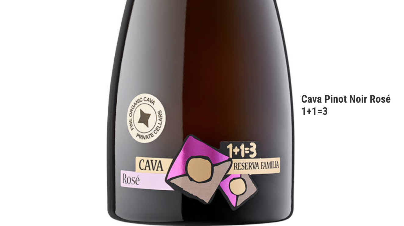 Cava Rosé 1+1=3