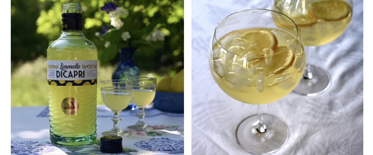 limoncello, citronlikör från Italien