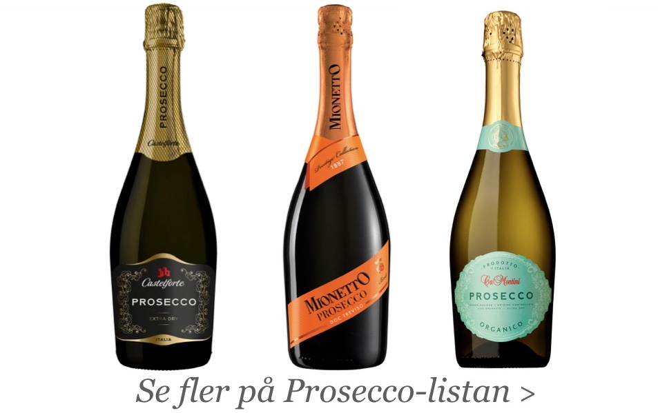 Mousserande vin: Prosecco-topplistan