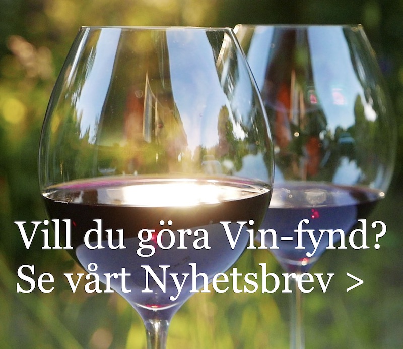 Nya röda och vita viner på Systembolaget i nyhetsbrevet