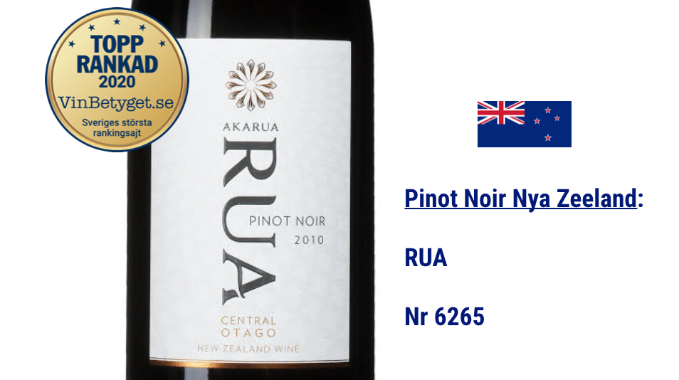 RUA Pinot noir