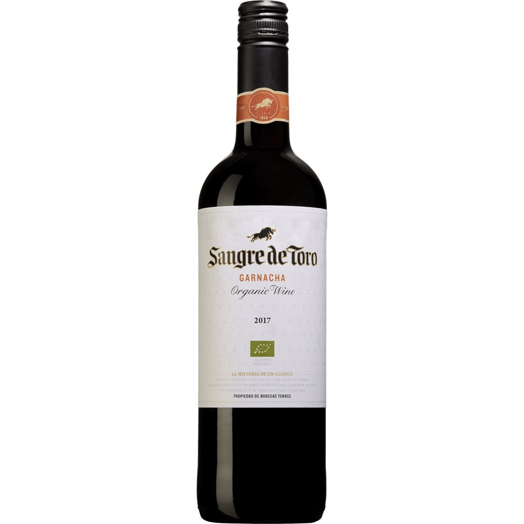 Rött vin Spanien: Sangre de Toro Organic Garnacha