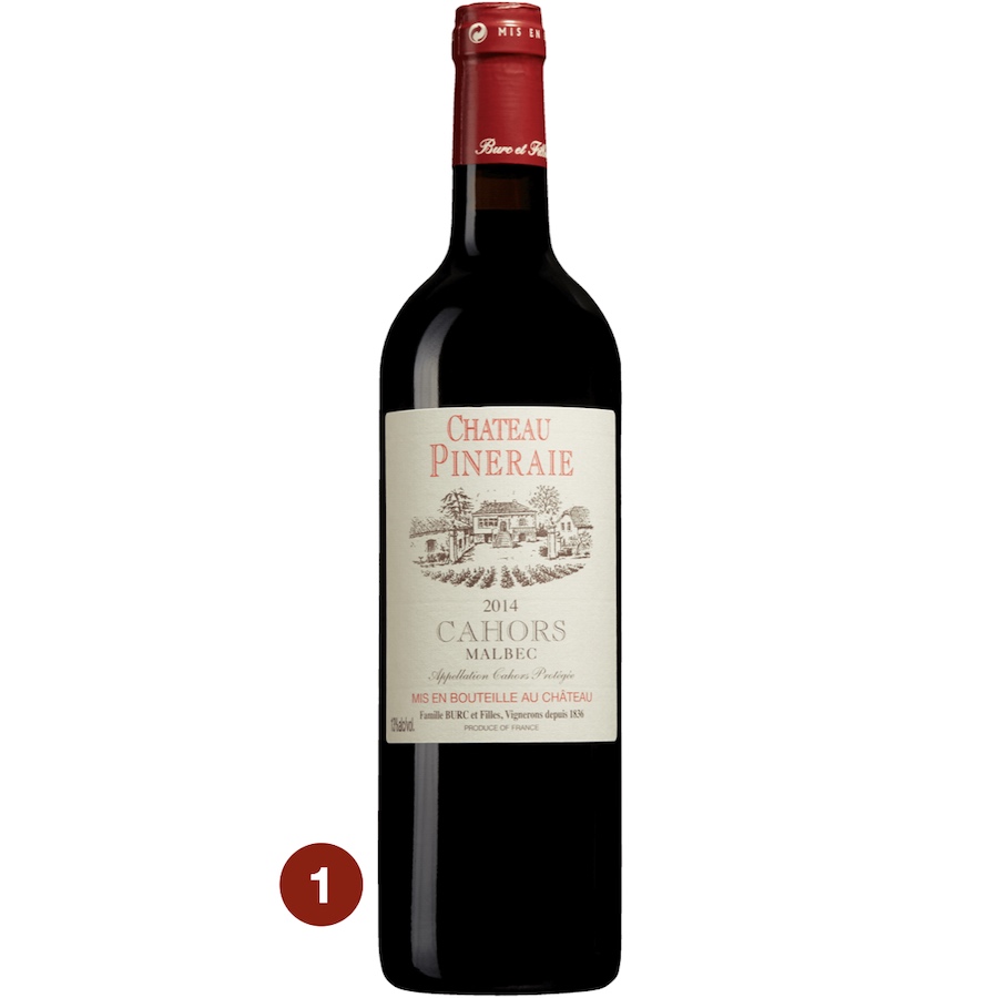 Vin från Frankrike: Château Pineraie Malbec