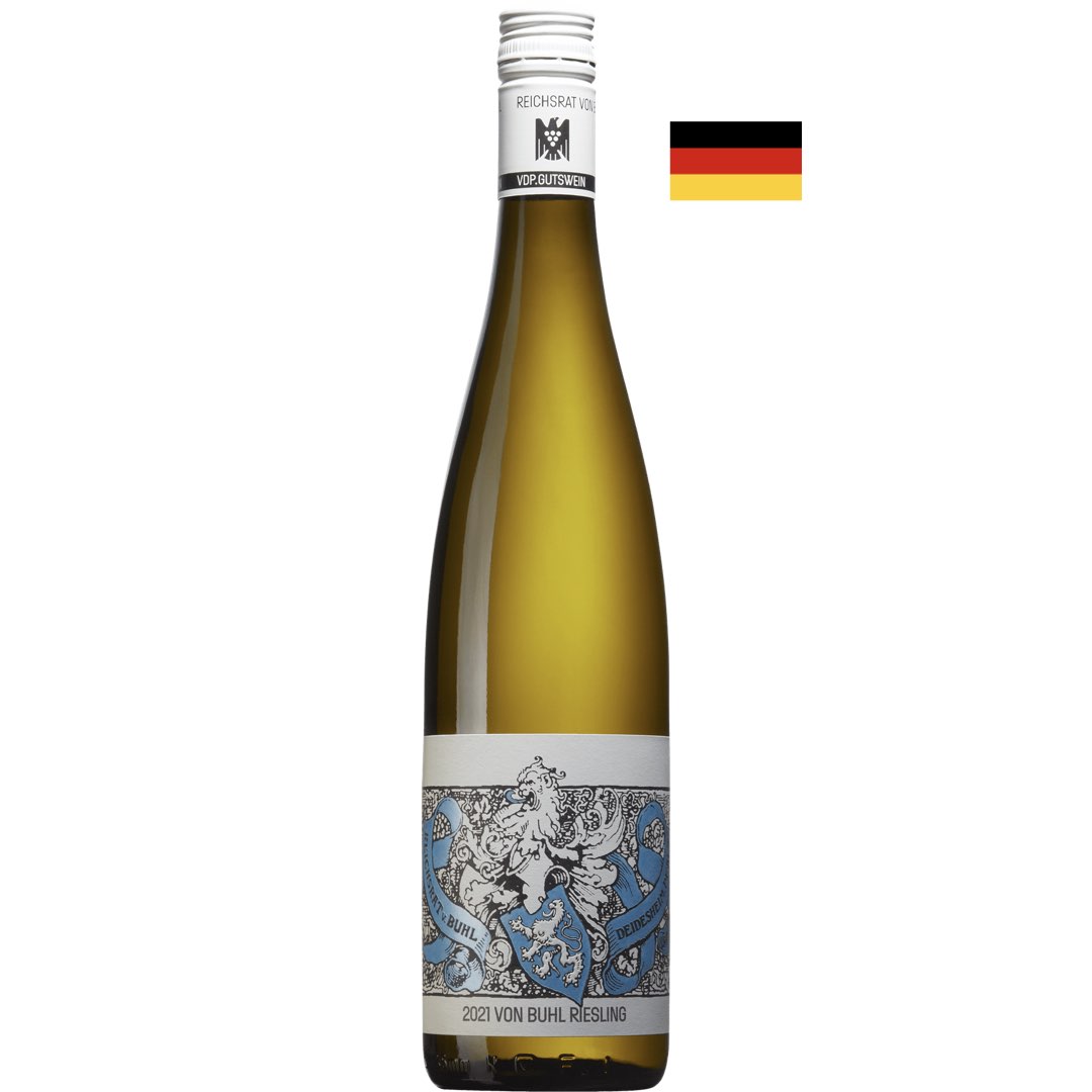 Riesling till Toast Skagen: Reichsrat von Buhl. Vinbetyget rekommenderar.