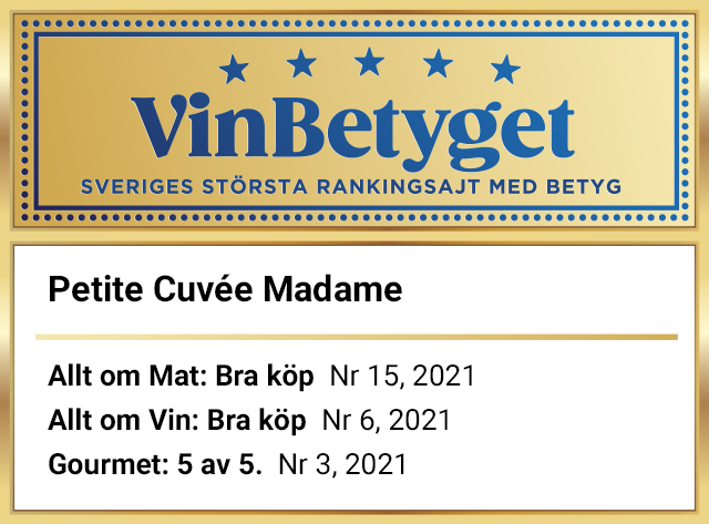 Vin betyg: Petite Cuvée Madame  (art nr 78359)