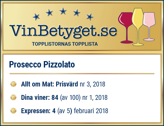 Vin betyg: Prosecco Pizzolato (art nr 7870)