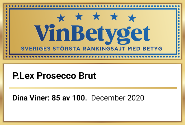 Vin betyg: P. Lex Prosecco Brut (art nr 77889)