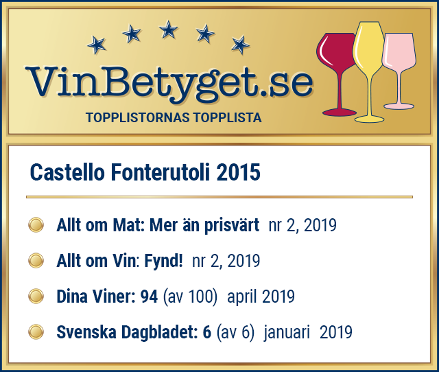 Vin betyg: Castello Fonterutoli  (art nr 32130)