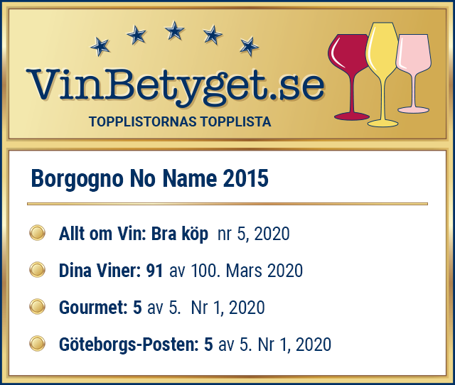 Vin betyg: Borgogno No Name Barolo  (art nr 73661)
