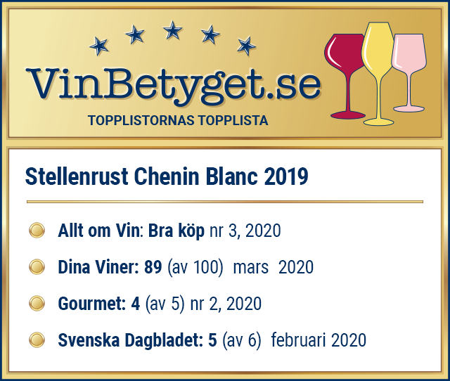 Vin betyg: Stellenrust Chenin Blanc  (art nr 2807)