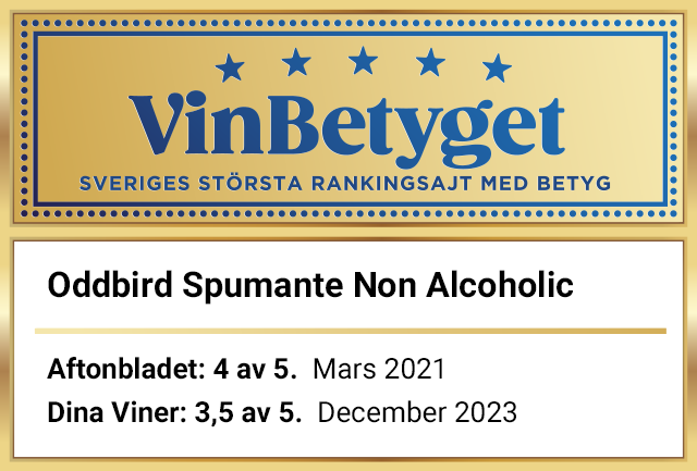 Vin betyg:  Oddbird Spumante Non Alcohol (art nr 19019)