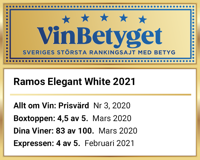 Vin betyg: Ramos Elegant White  (art nr 79034)