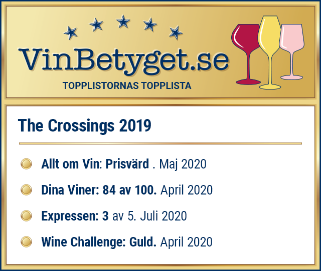 Vin betyg: The Crossings Sauvignon Blanc (art nr 6276)