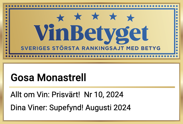 Vin betyg: Gosa Monastrell (art nr 6297)