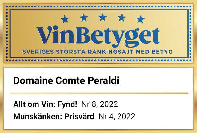 Vin betyg: Domaine Comte Peraldi (art nr 56610)