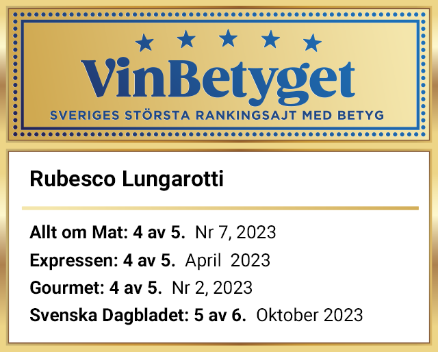 Vin betyg: Rubesco Lungarotti (art nr 2942)