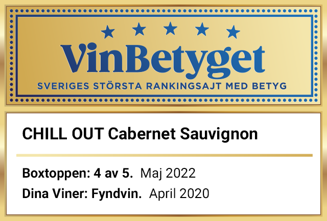 Vin betyg: CHILL OUT Cabernet Sauvignon Australia (art nr 6873)