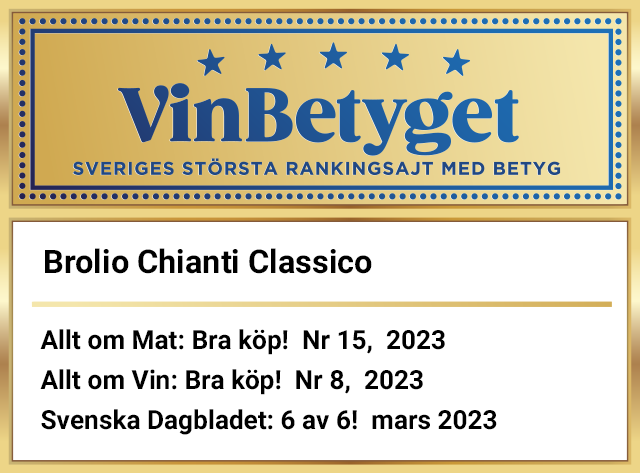 Vin betyg: Brolio Chianti Classico (art nr 2705)