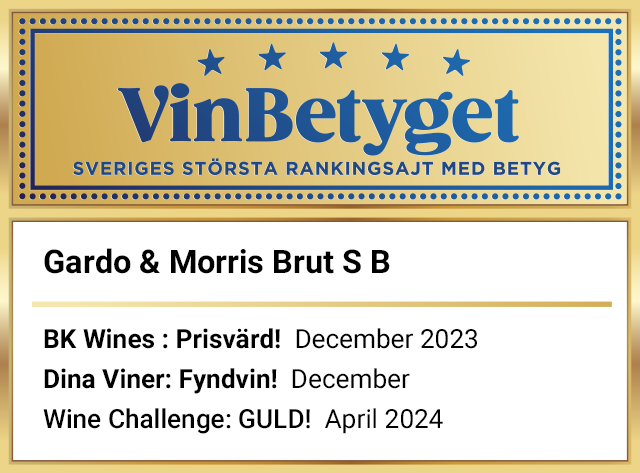 Vin betyg: Gardo & Morris Brut Sauvignon Blanc (art nr 7708)