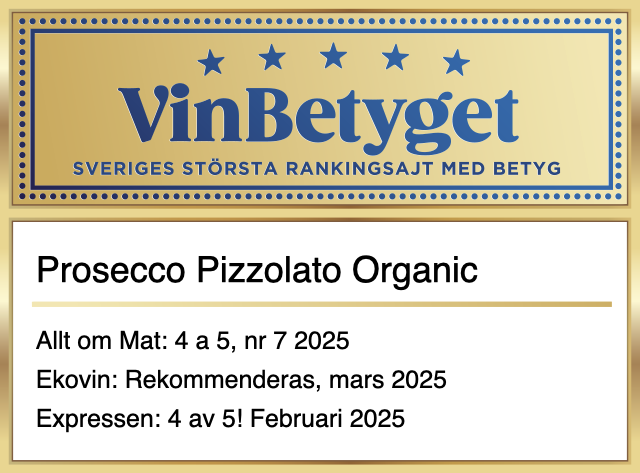 Vin betyg: Prosecco Pizzolato (art nr 7870)