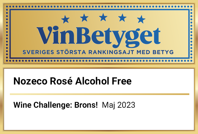 Vin betyg: Nozeco Rosé Alcohol Free (art nr 19021)