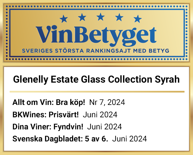 Vin betyg: Glenelly Estate Glass Collection Syrah (art nr 2473)