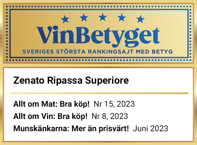 Vin betyg: Zenato Ripassa Superiore (art nr 12324)