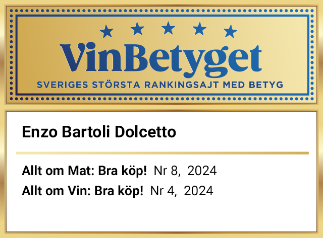 Vin betyg: Enzo Bartoli Dolcetto (art nr 76513)