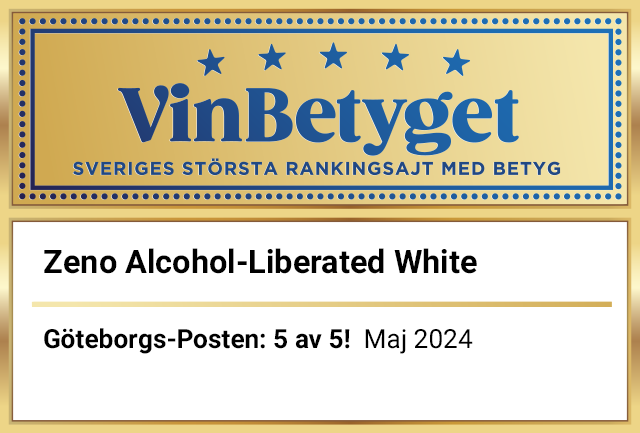 Vin betyg: Zeno Alcohol-Liberated White Alcohol Free (art nr 11905)