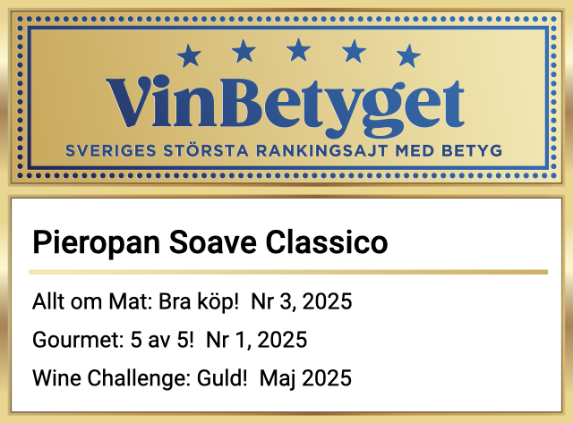 Vin betyg: Pieropan Soave Classico (art nr 20108)