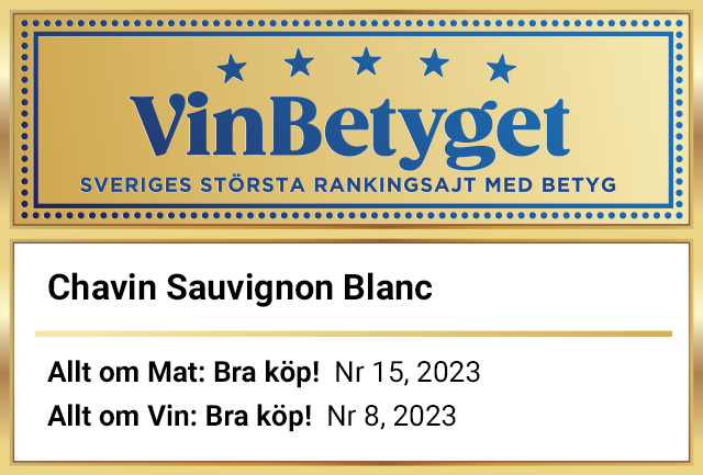 Vin betyg: Chavin Sauvignon Blanc Côtes de Gascogne (art nr 2297)