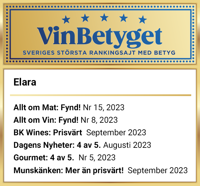 Vin betyg: Elara (art nr 20071)