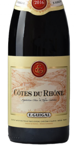 Vintips rött vin Frankrike: Cotes du Rhone E-Guigal. Vinbetygets topplista