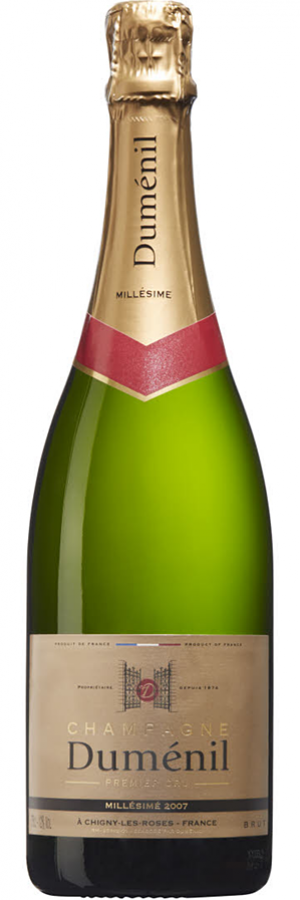 Mycket prisvärd champagne med höga betyg: Duménil Brut Millésimé årgång 2008. VinBetygets topplista