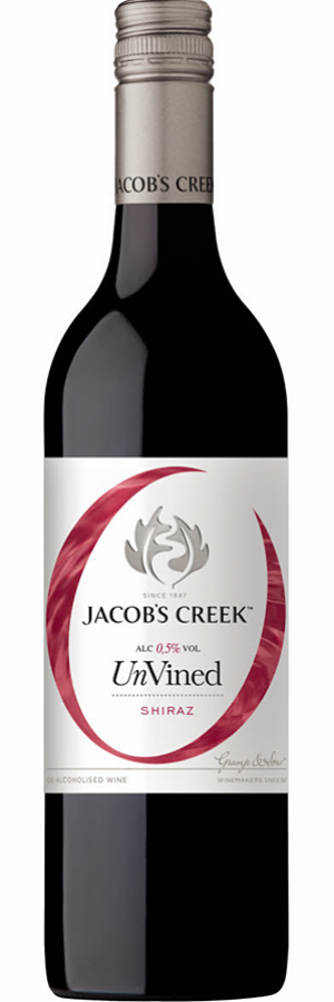 Alkoholfritt rött vin: Jacob's Creek UnVined Shiraz