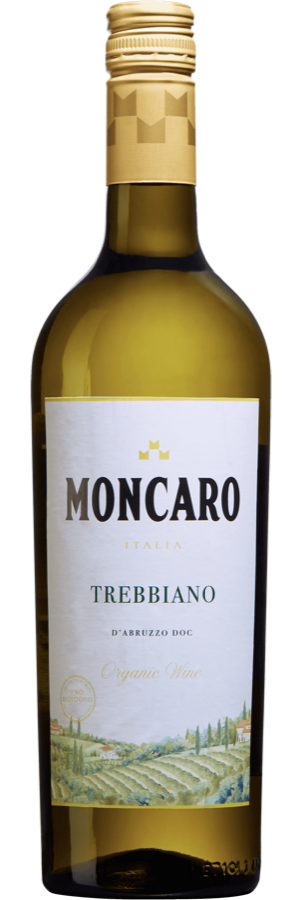 Vitt vin från Italien med sänkt pris: Moncaro Trebbiano