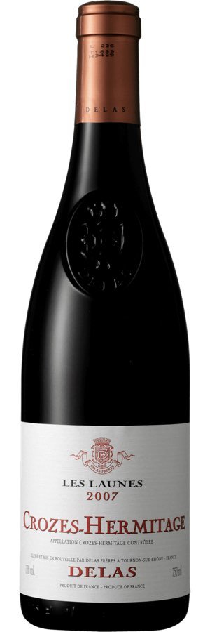 Rött vin Frankrike, rekommenderas:Delas Les Launes Crozes-Hermitage 