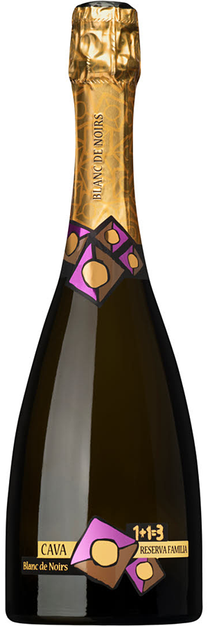 Bild på Cava Blanc de Noirs 1+1=3