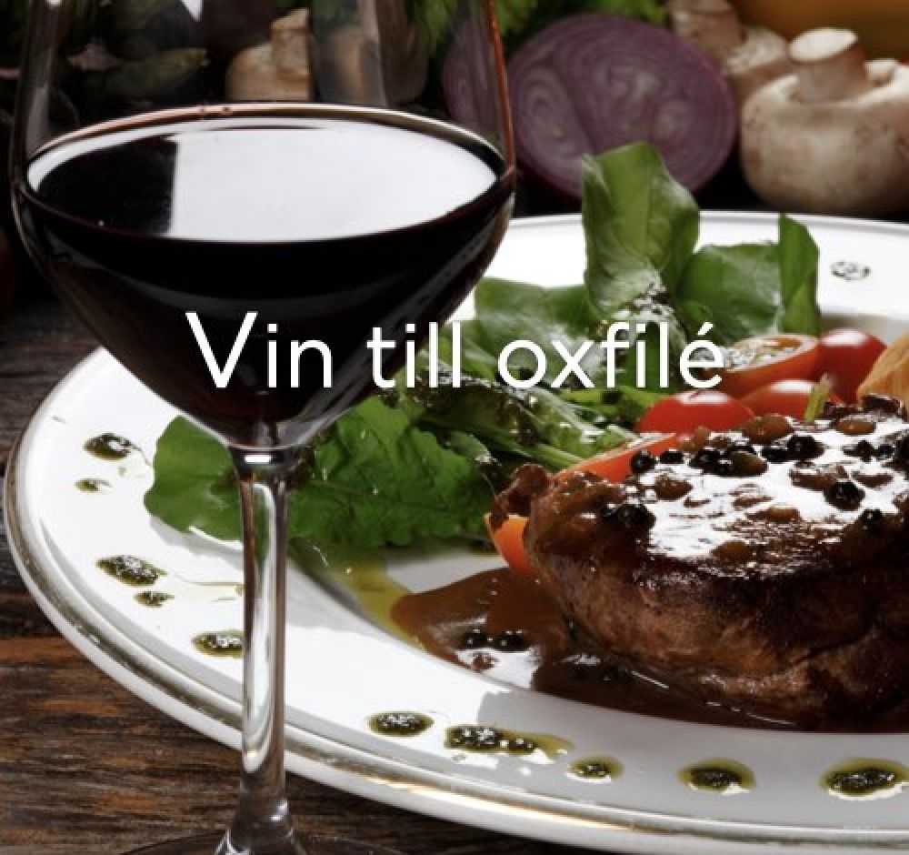 Röda viner som passar bra till oxfilé och recept