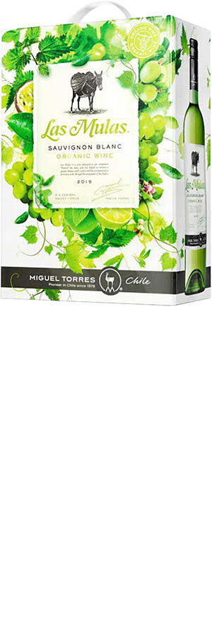 Bild på Torres Las Mulas Sauvignon Blanc, boxvin 3000 ml